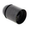 Douille E27 thermoplastique lisse noir - Sanifer