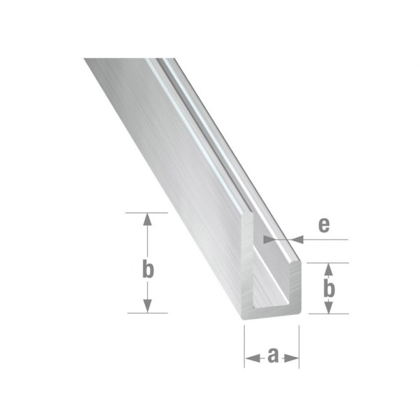 Cimaise  20x10x10x1,5mm 1M alu uc5 | Sanifer