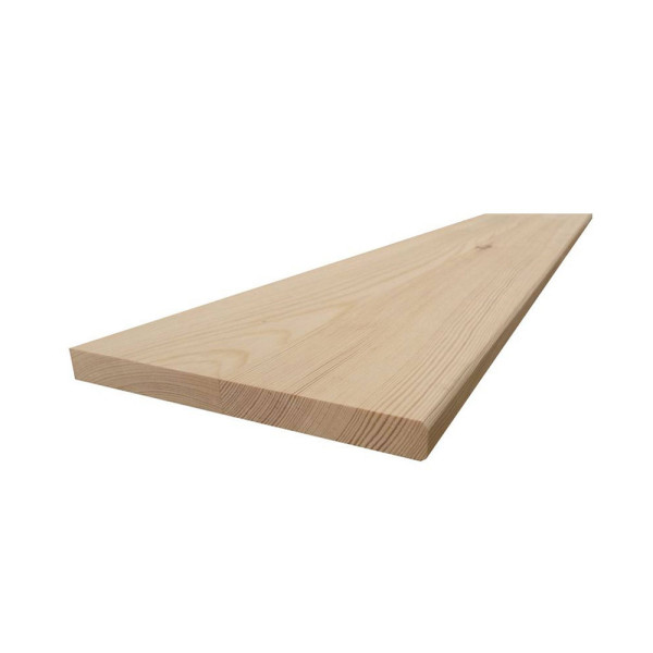 Tablette 800x200x18mm pin rust bord ar  sous film | Sanifer