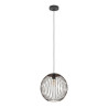 Suspension ALMANZORA  1XE27  noire et cuivre - Sanifer