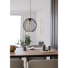 Suspension ALMANZORA  1XE27  noire et cuivre - Sanifer