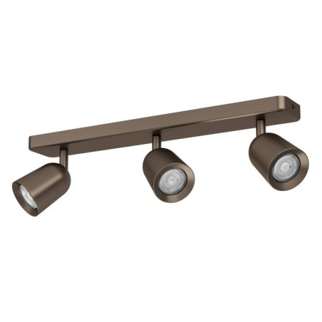 Suspension CAMALDOLI barre 3XGU10 bronze foncé | Sanifer