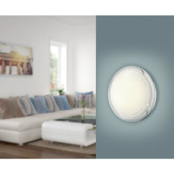 Applique ronde chromé PLANET 1  FCF - Sanifer