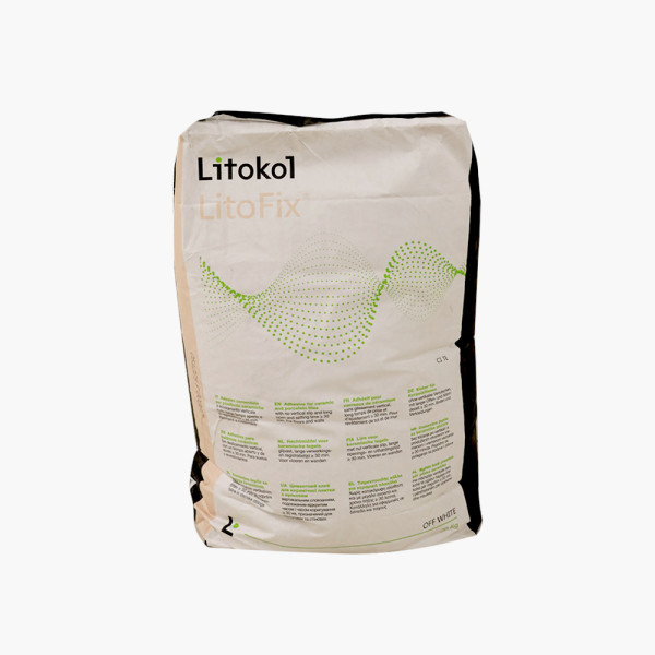 Ciment colle litofix off white blanc 20 kg  |Sanifer