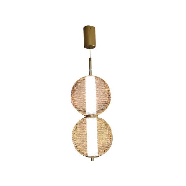 Suspension led doré D.200xH.450mm 3000K | Sanifer