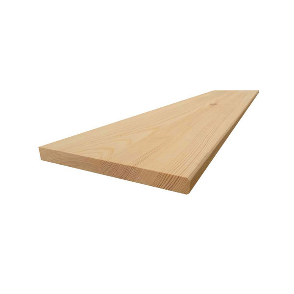 Tablette 800x300x18mm pin rust bord ar  sans film | Sanifer