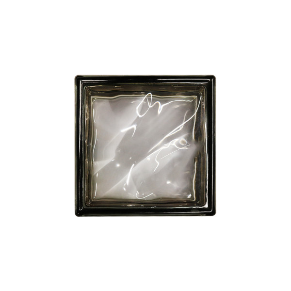 Brique de verre side brown cloudy 190x190x80mm|Sanifer