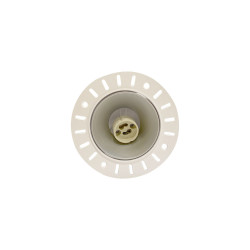 Spot rond blanc/argent Ø 110 mm GU10 220 V - Sanifer