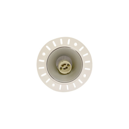 Spot rond blanc/argent Ø 110 mm GU10 220 V - Sanifer