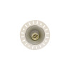 Spot rond blanc/argent Ø 110 mm GU10 220 V - Sanifer