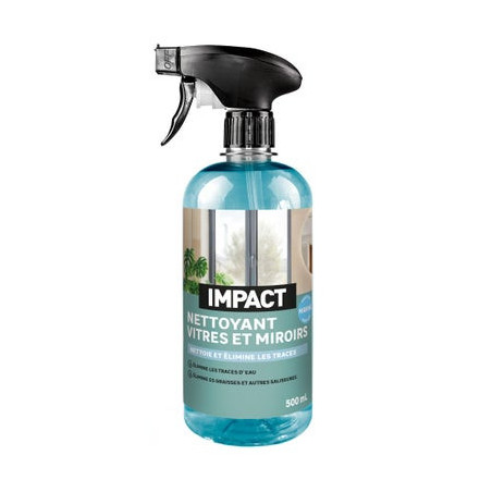 Nettoyant vitre et miroir IMPACT spray 500 ml, parfum marine