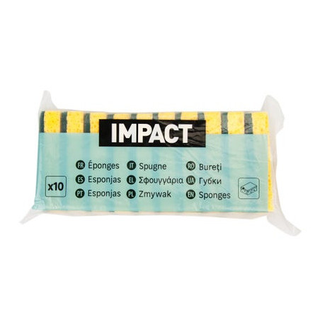 Lot de 10 éponges IMPACT