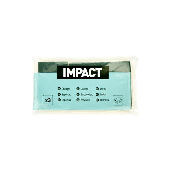 Lot de 3 éponges impact|Sanifer