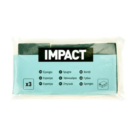Lot de 3 éponges impact|Sanifer
