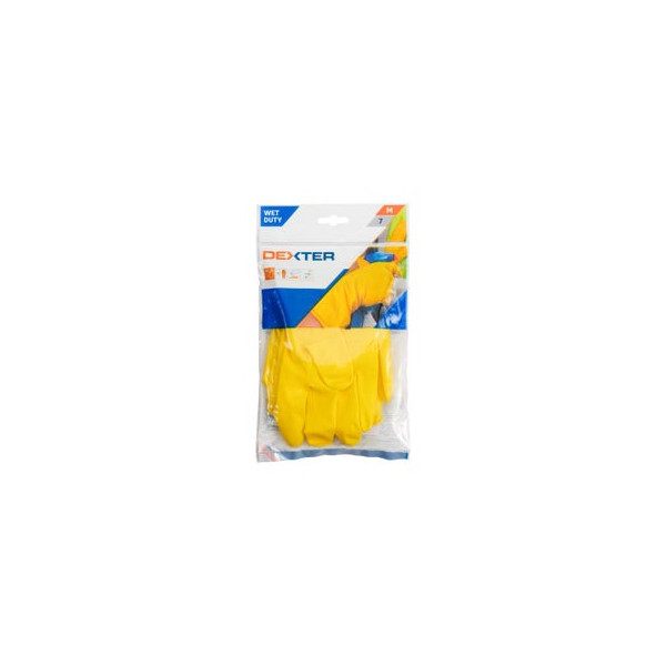 Gants de nettoyage latex DEXTER taille 7 |Sanifer