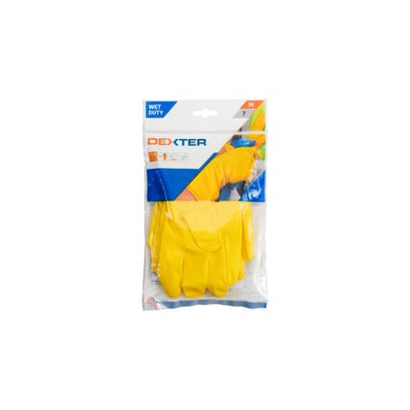 Gants de nettoyage latex DEXTER taille 7 |Sanifer