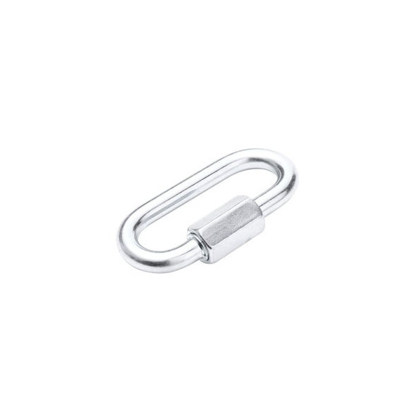 Maillon rapide acier zingué 8x73 350kg, STANDERS|Sanifer