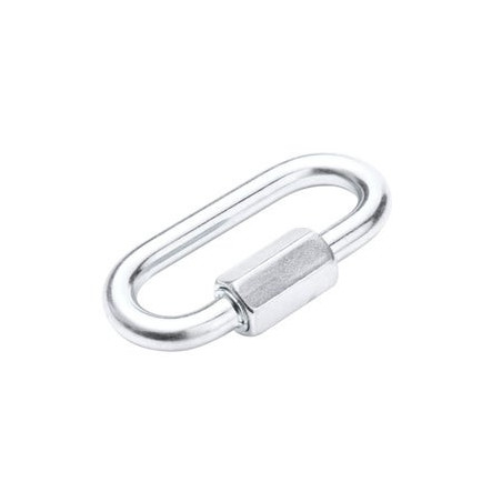 Maillon rapide acier zingué 8x73 350kg, STANDERS|Sanifer