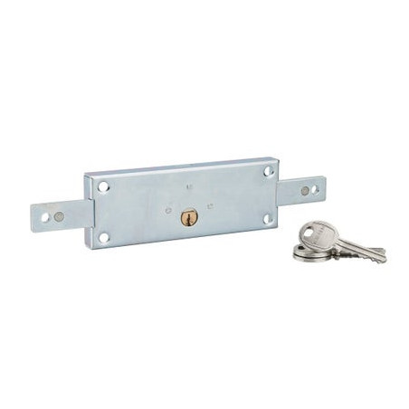 Serrure en applique THIRARD, axe 80 mm, à clé, ouverture vertical|Sanifer