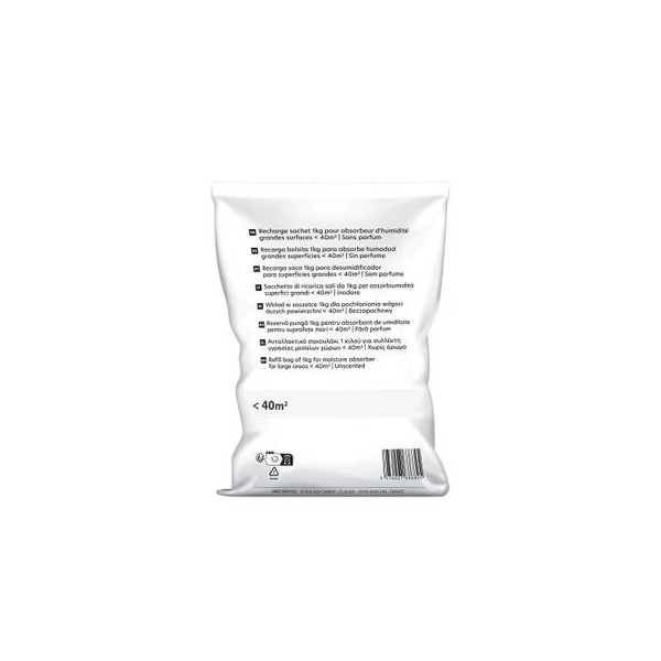 Recharge en sac pour absorbeur d'humidité neutre 1 kg|Sanifer