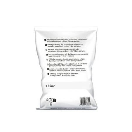 Recharge en sac pour absorbeur d'humidité neutre 1 kg|Sanifer