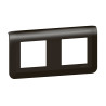 Plaque de finition horizentale Mosaic pour 2x2 modules noir mat|Sanifer