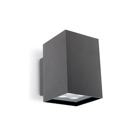 Applique led extérieur 17.4W 3000k gris urbain 1148 lumens 135x150 AFRODITA