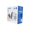 Radiateur soufflant salle de bains vertical 2000W blanc|Sanifer