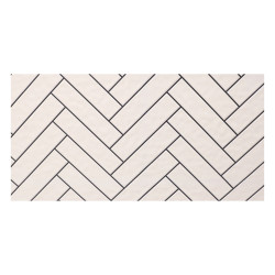 Carrelage 30x60cm HERRIMGBONE WHITE CE  GLOSSY