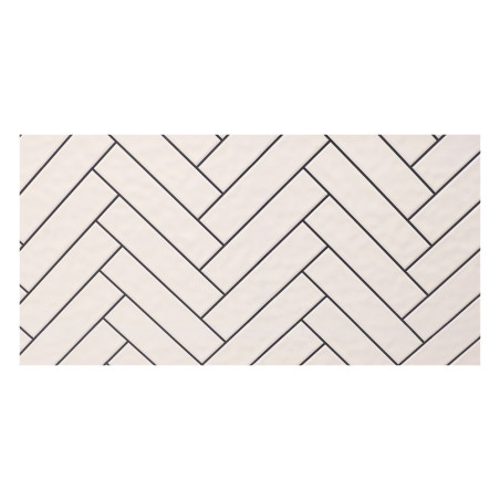 Carrelage 30x60cm HERRIMGBONE WHITE CE  GLOSSY|Sanifer