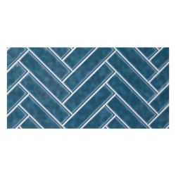 Carrelage sol 30x60cm  HERRIMGBONE DARK TEAL CE GLOSSY
