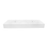 Lavabo suspendue 2 vasques  RAK- DES  BLANC 121cm|Sanifer
