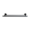 Porte serviette double calibre noir PVD |Sanifer