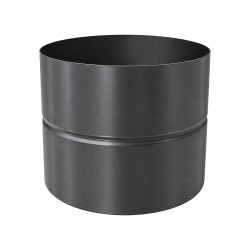 Adaptateur émaillé Poujoulat femelle/femelle Ø180 mm noir|Sanifer
