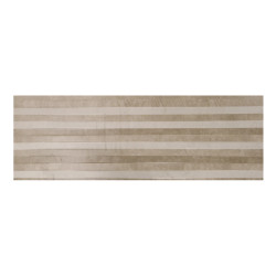 Carrelage mural 25x70cm ALPHA BAND TAUPE