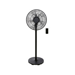 Ventilateur sur pied digital, Loft 40 cm, 50W Noir|Sanifer