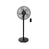 Ventilateur sur pied digital, Loft 40 cm, 50W Noir|Sanifer