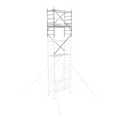 Echafaudage roulant en aluminium Speedy 4 NOMECLATURE|Sanifer