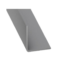 Cornière égale 25mm PVC gris 2M | Sanifer