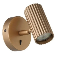 Applique en alu et laiton mat PORTILLO GU10 5W H.110 L.105|Sanifer
