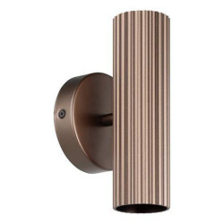 Applique alu acier bronze GU10X2 5W inter H.200mm L.105mm|Sanifer