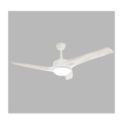 Ventilateur de plafond blanc lumineux 4000K -  Sanifer