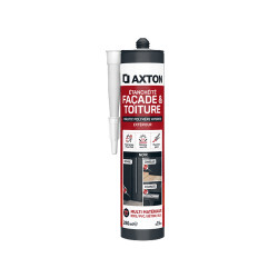 Mastic étanchéite facade/toiture polymère hybride AXTON noir c. 280ml|Sanifer