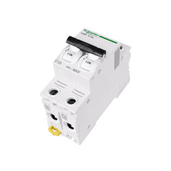 Disjoncteur C60N 2P 10A 6 kA Courbe C - A9F79210 | Sanifer