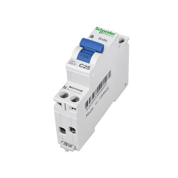 Disjoncteur DCLIC 1P+N 25A Courbe C 3 kA -20728 | Sanifer