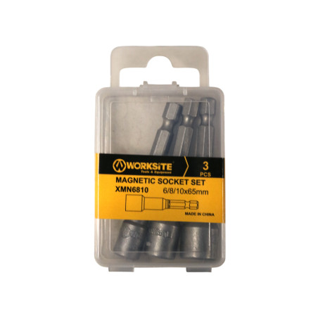 Lot de 3 douilles magnétiques 6,8,10mm|Sanifer