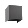 Lampe murale led noire VALMONTONE|Sanifer