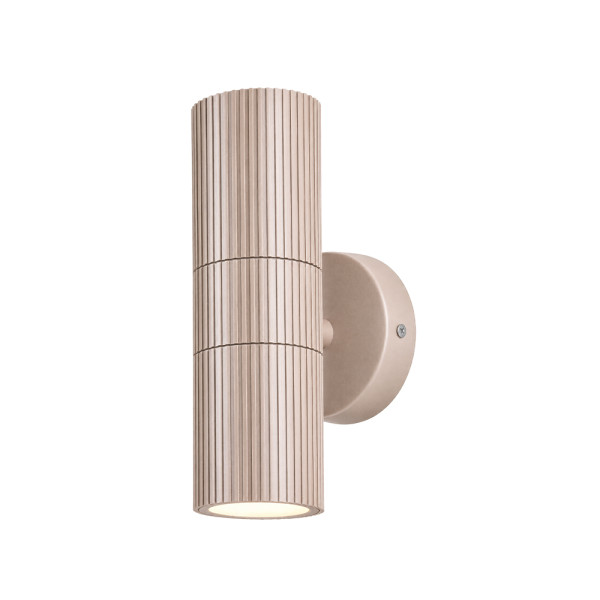 Applique tomelloso aluminium x2 rouille et transparent GU10|Sanifer