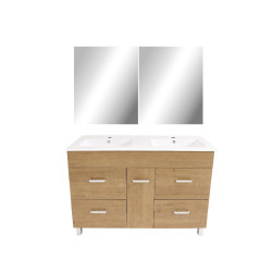 Meuble salle de bains Harmonie 120 double vasque|Sanifer