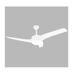 Ventilateur de plafond blanc lumineux 4000K -  Sanifer
